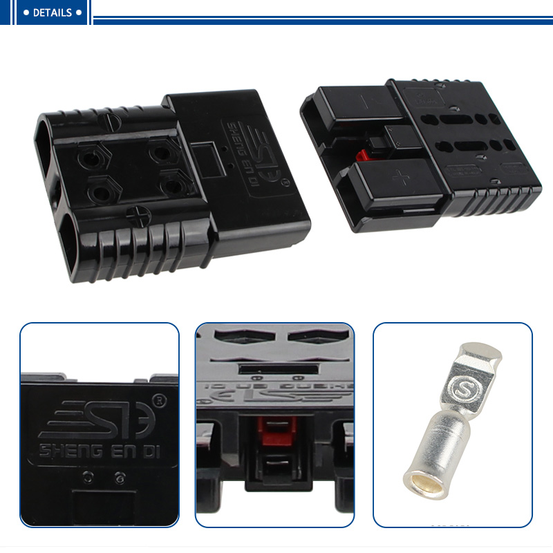 175A 600V power connector dimension drawing